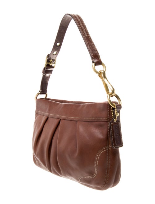 Coach Leather Top Handle Bag