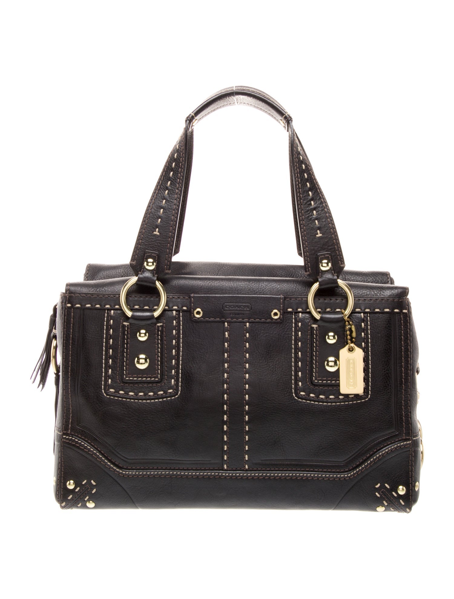 Coach Leather Shoulder Bag