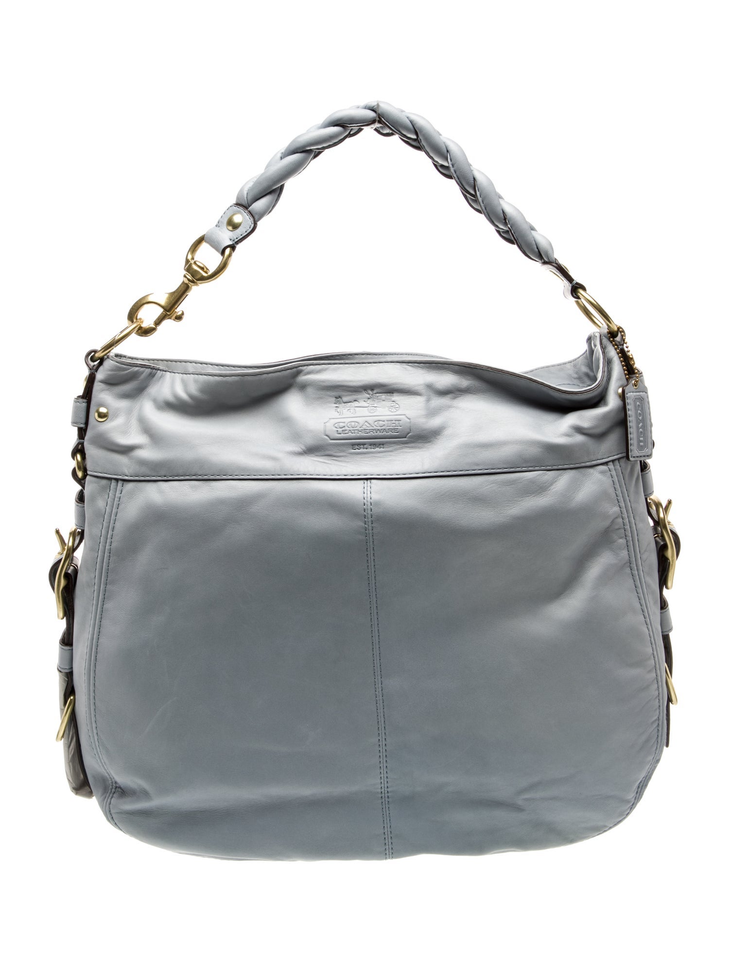 Coach Leather Top Handle Bag