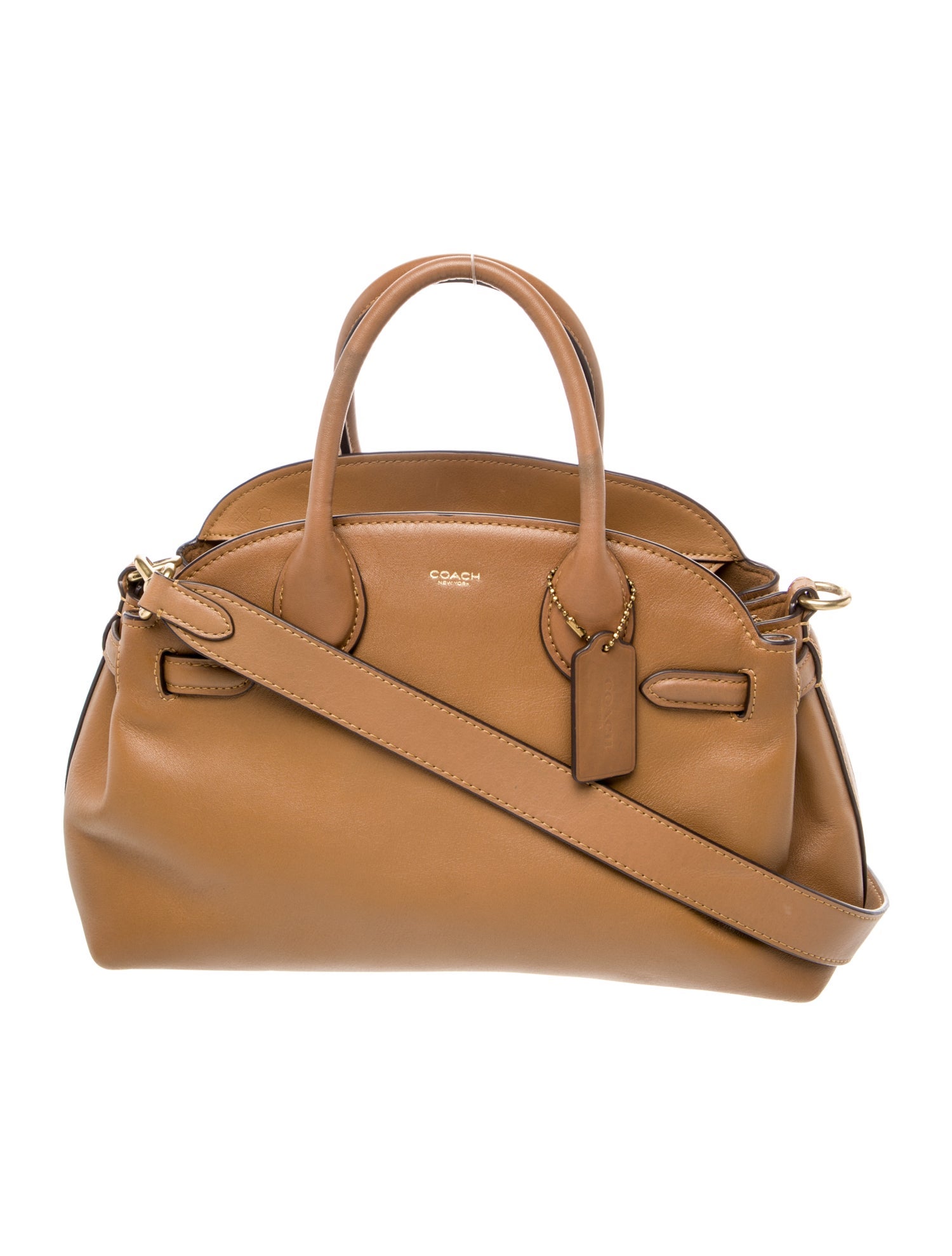 Coach Leather Top Handle Bag