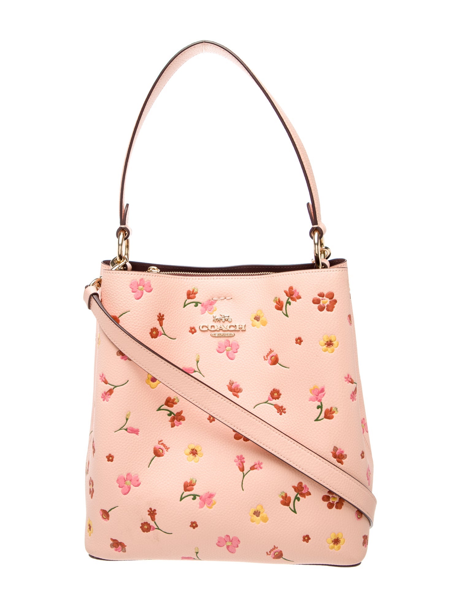 Coach Leather Bucket Bag