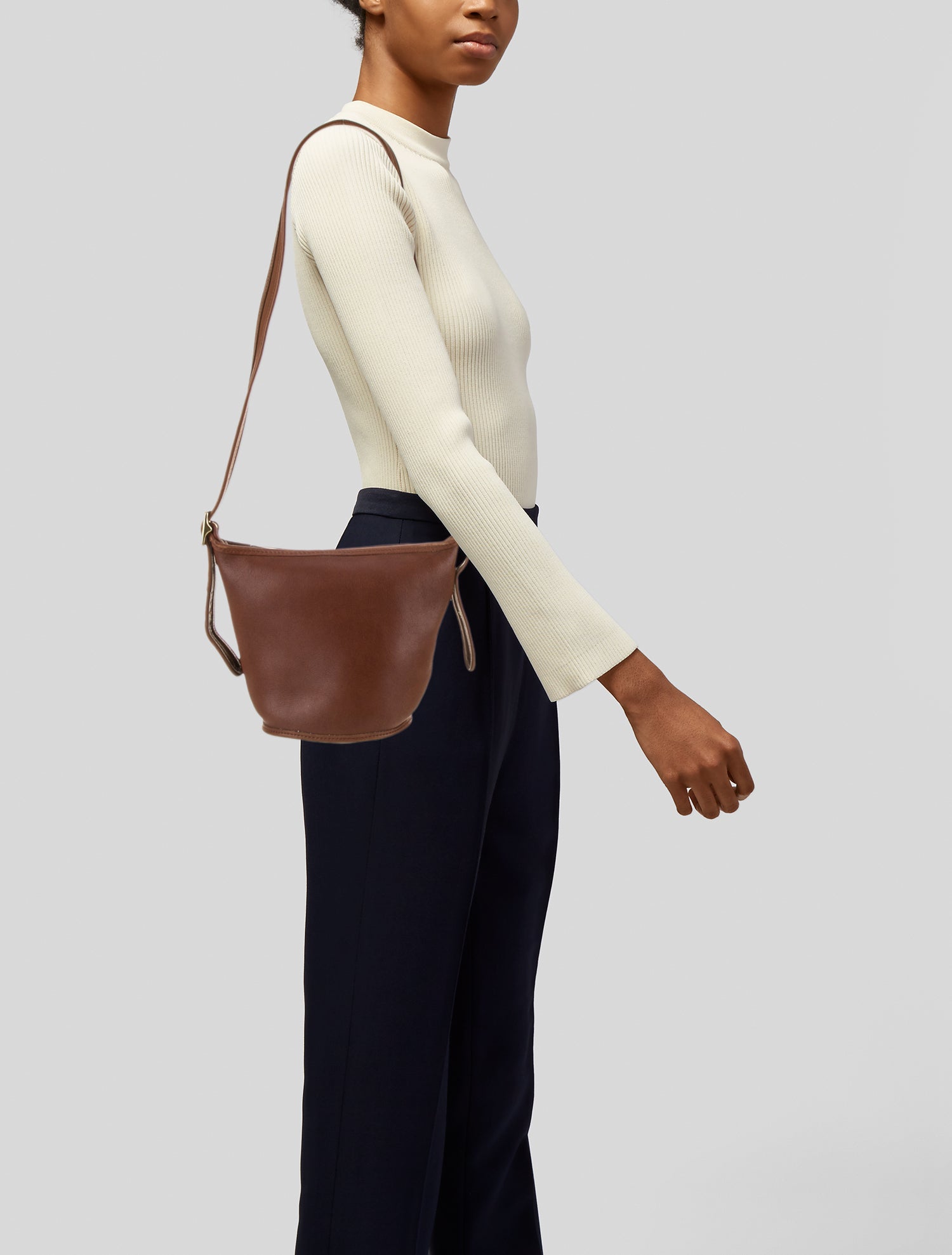 Coach Leather Messenger Bag