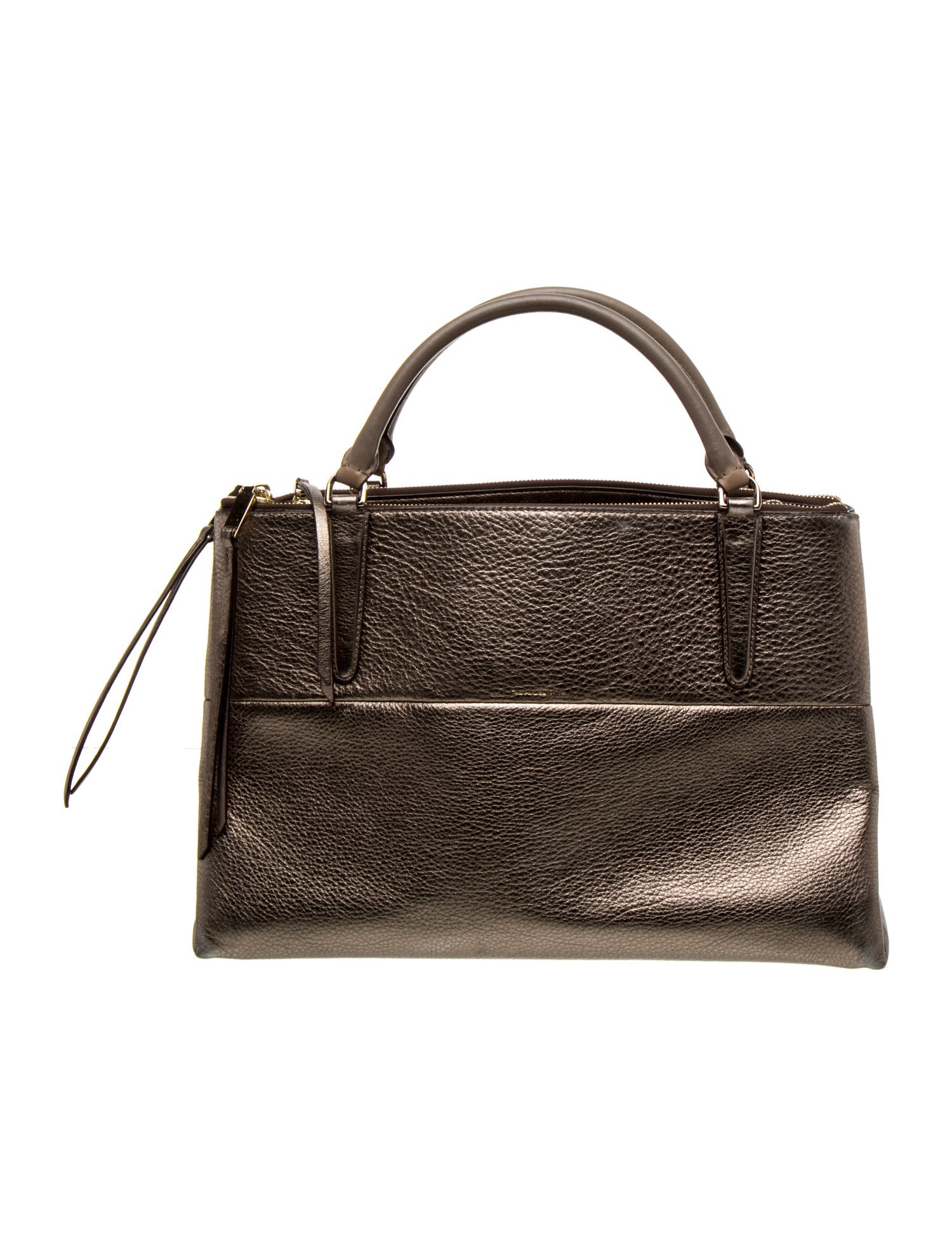 Coach Leather Top Handle Bag