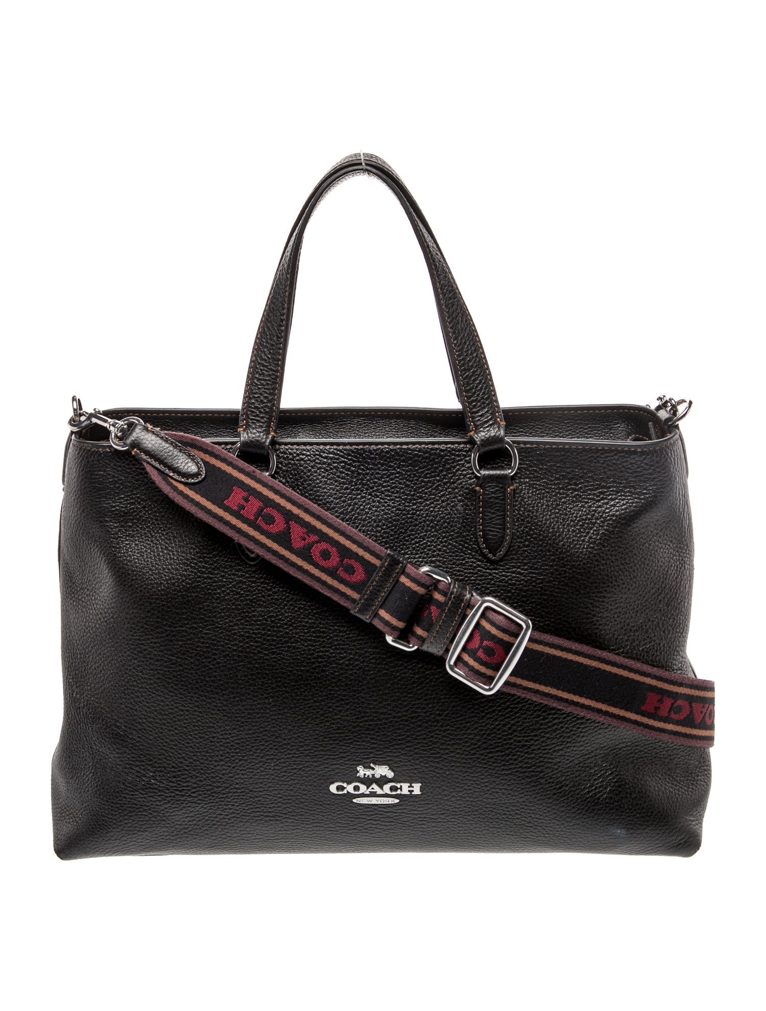 Coach Leather Top Handle Bag