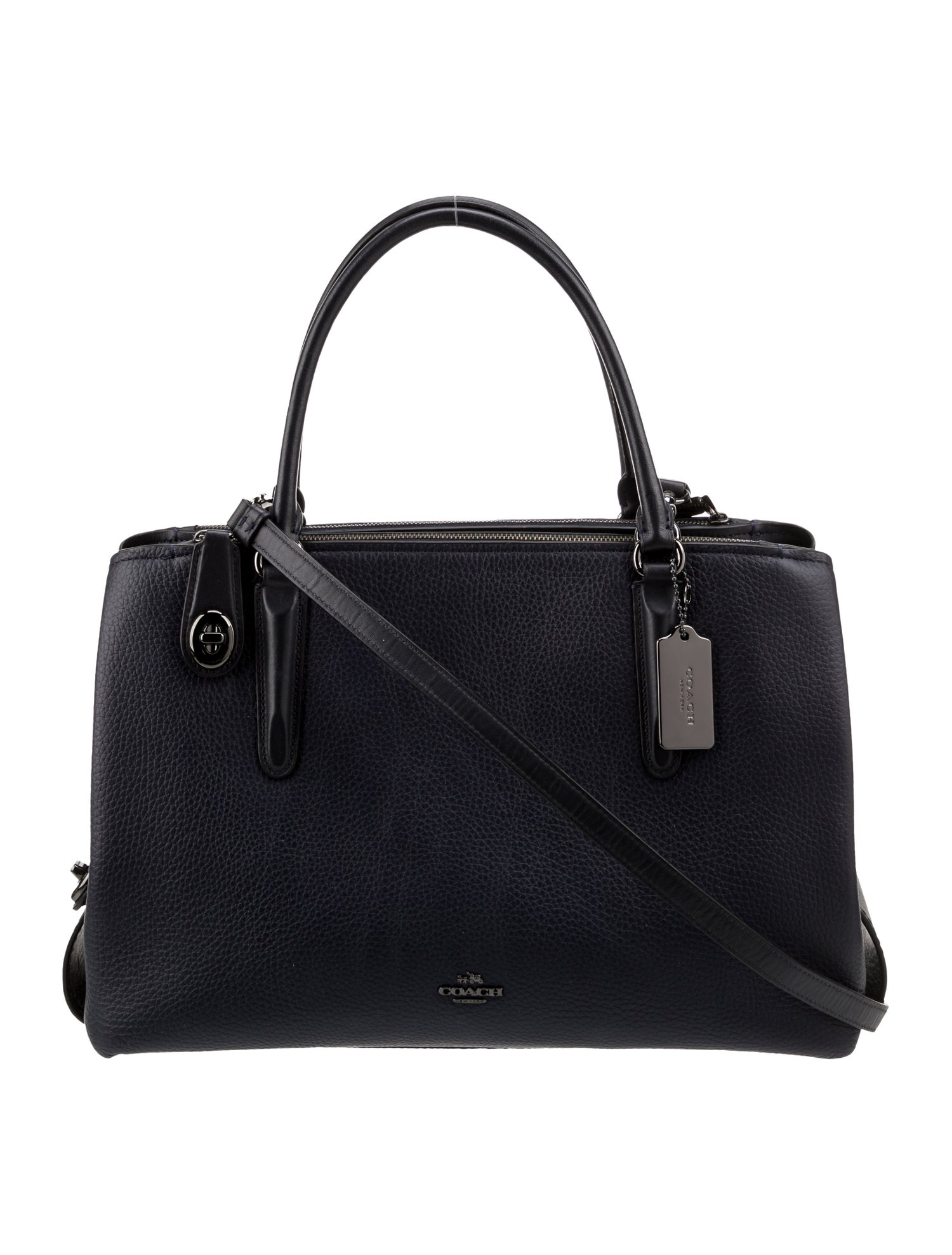 Coach Leather Top Handle Bag