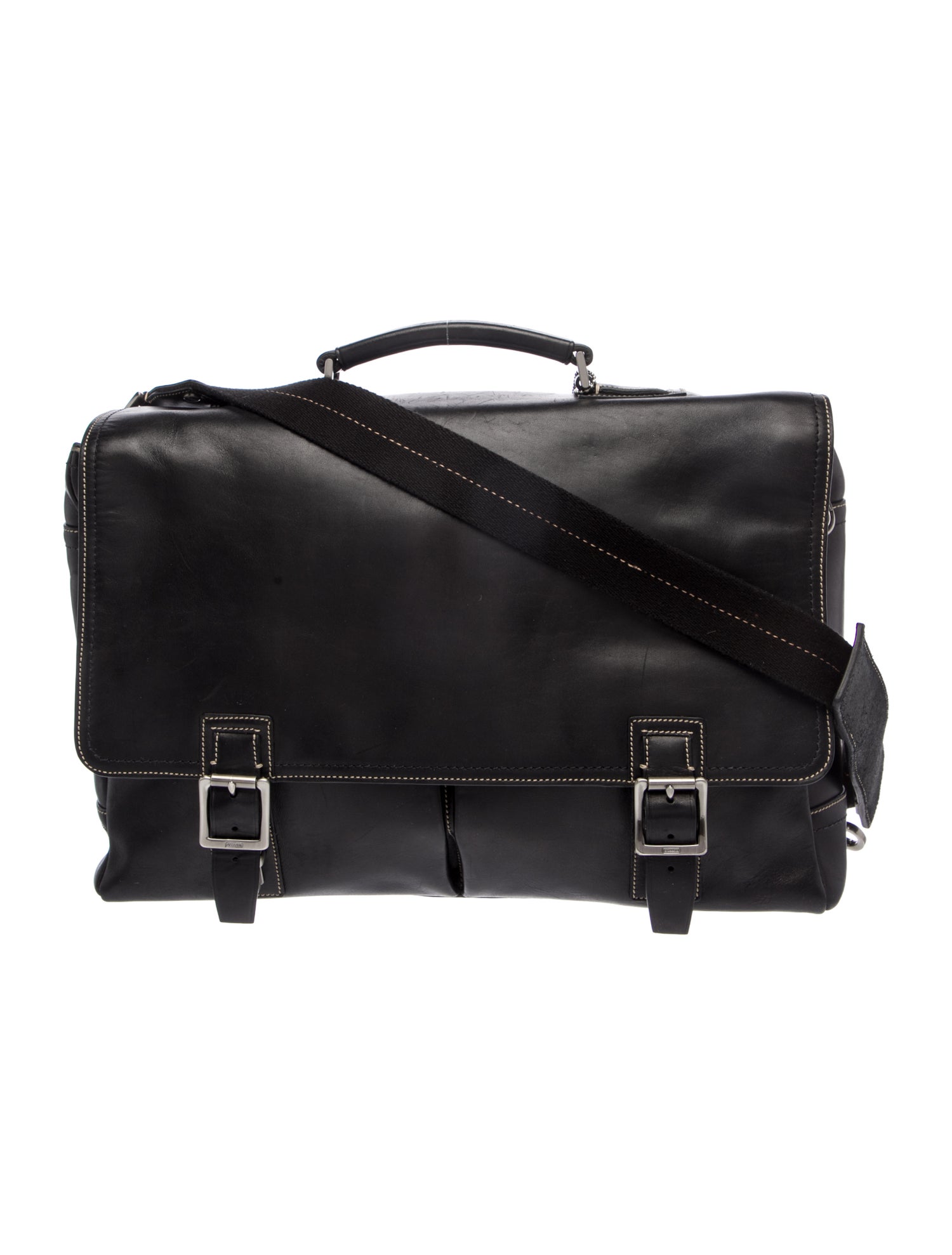 Coach Leather Messenger Bag