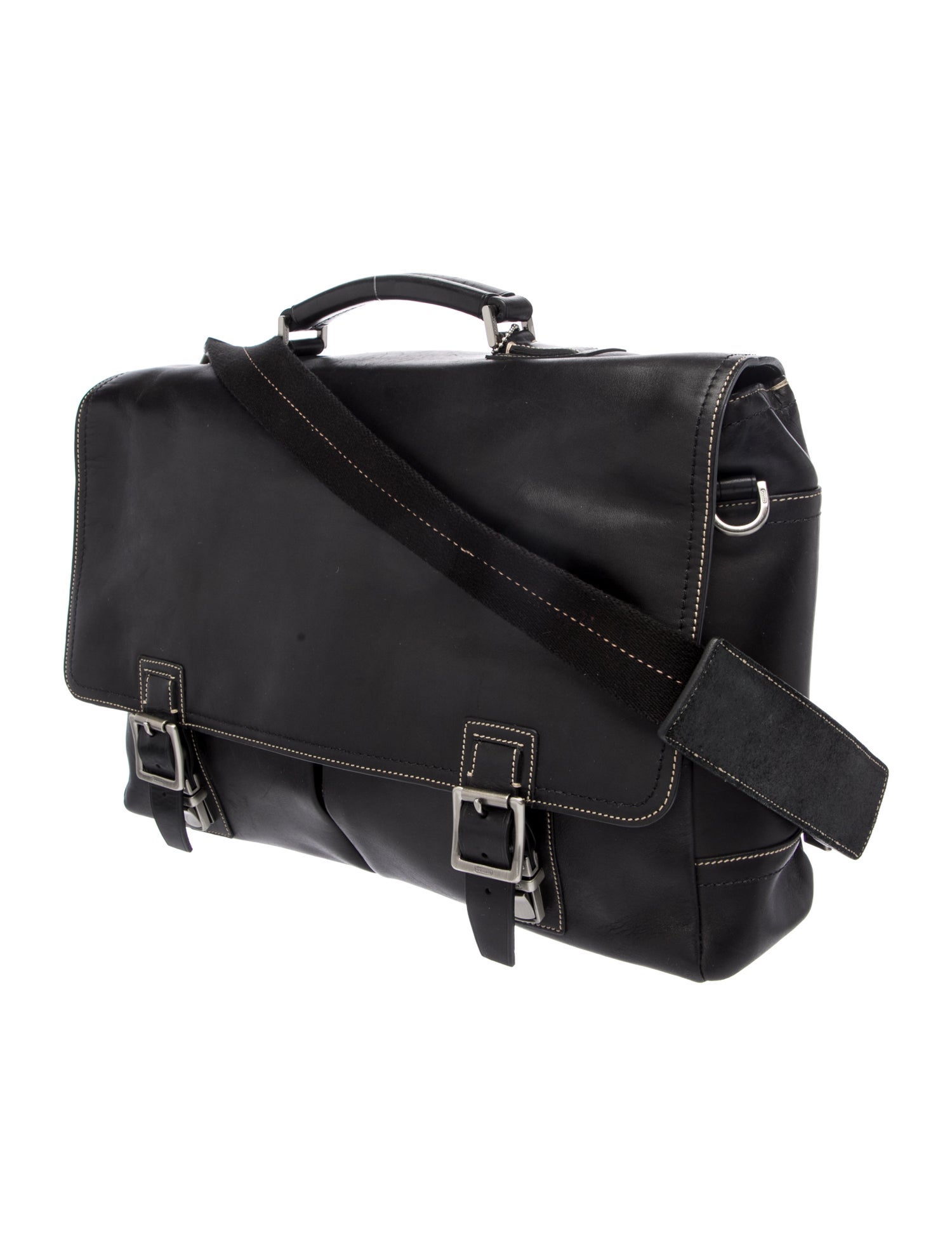 Coach Leather Messenger Bag