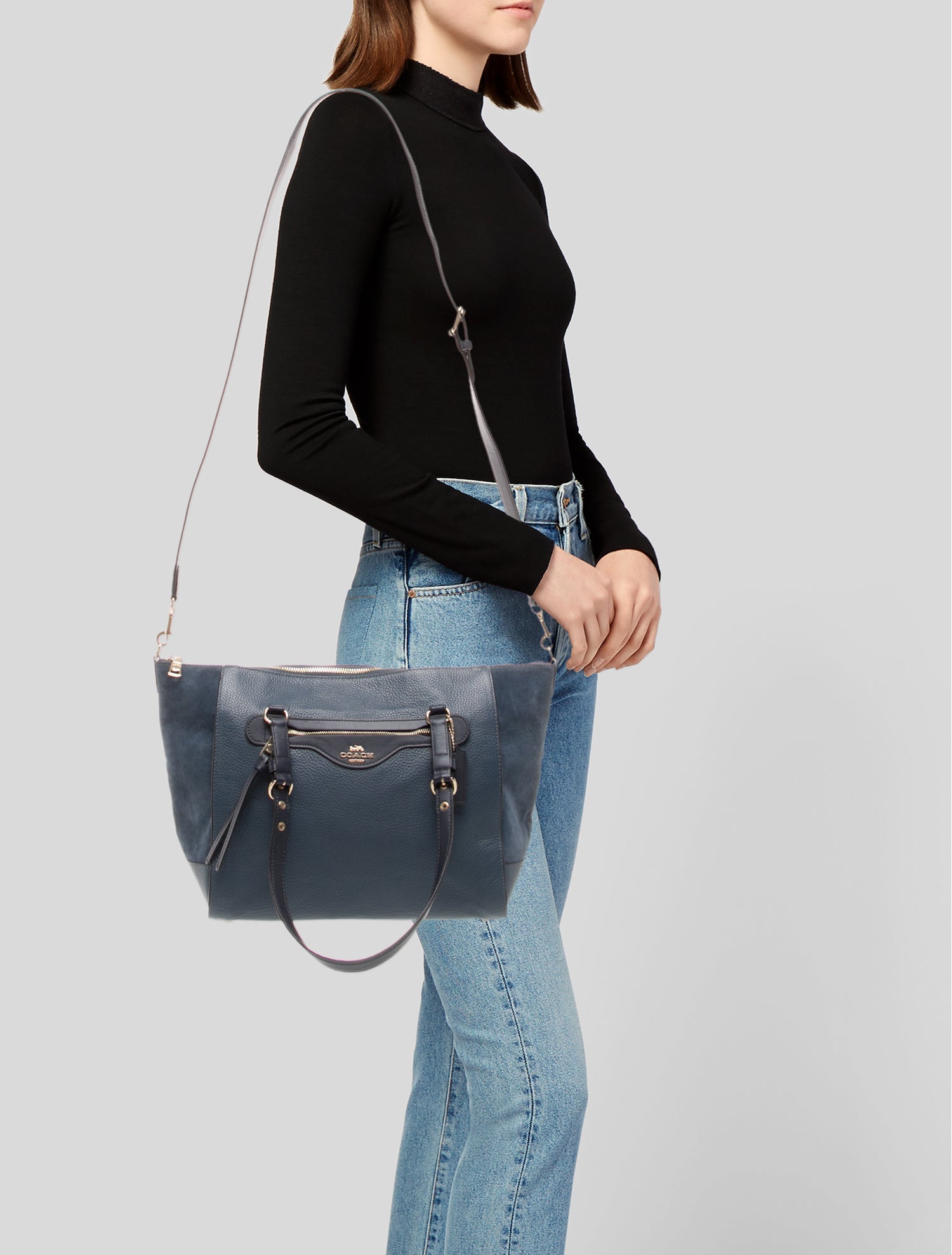 Coach Leather Shoulder Bag