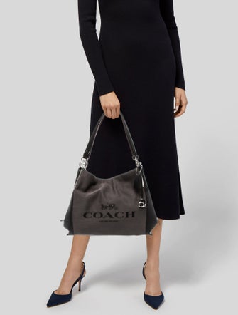 Coach Canvas Shoulder Bag