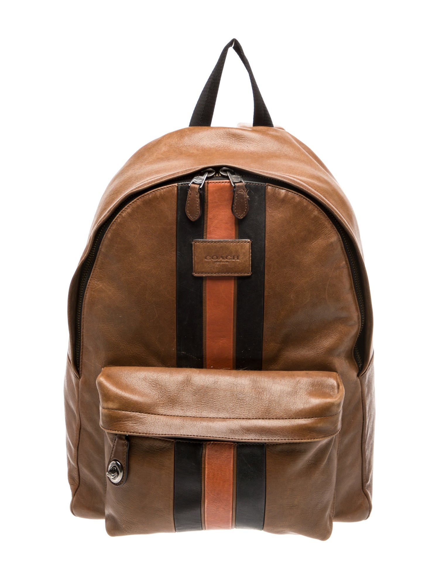 Coach Leather Backpack