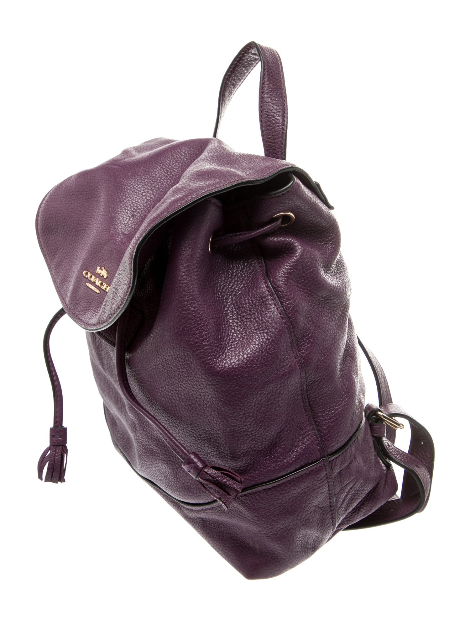 Coach Leather Backpack