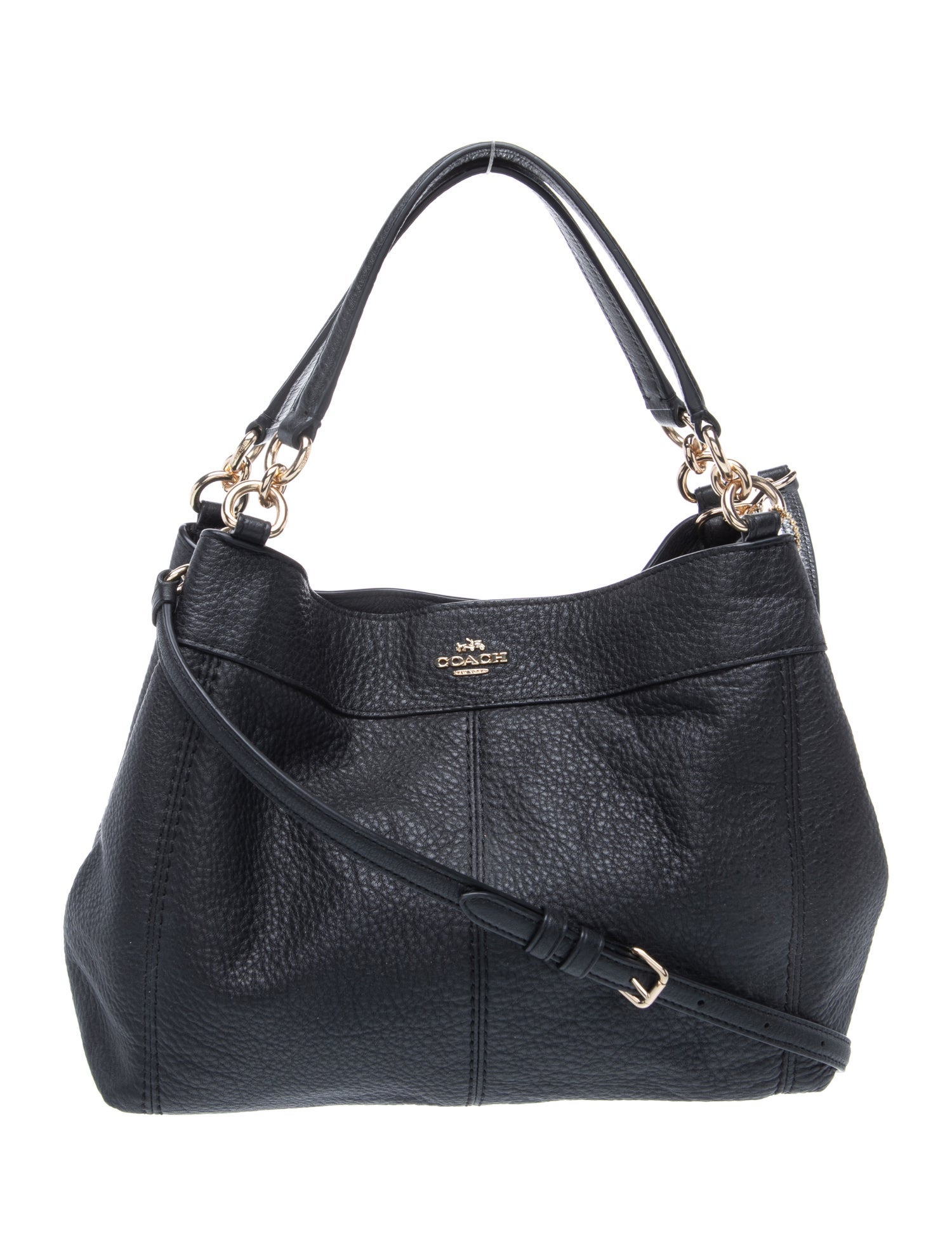 Coach Leather Top Handle Bag