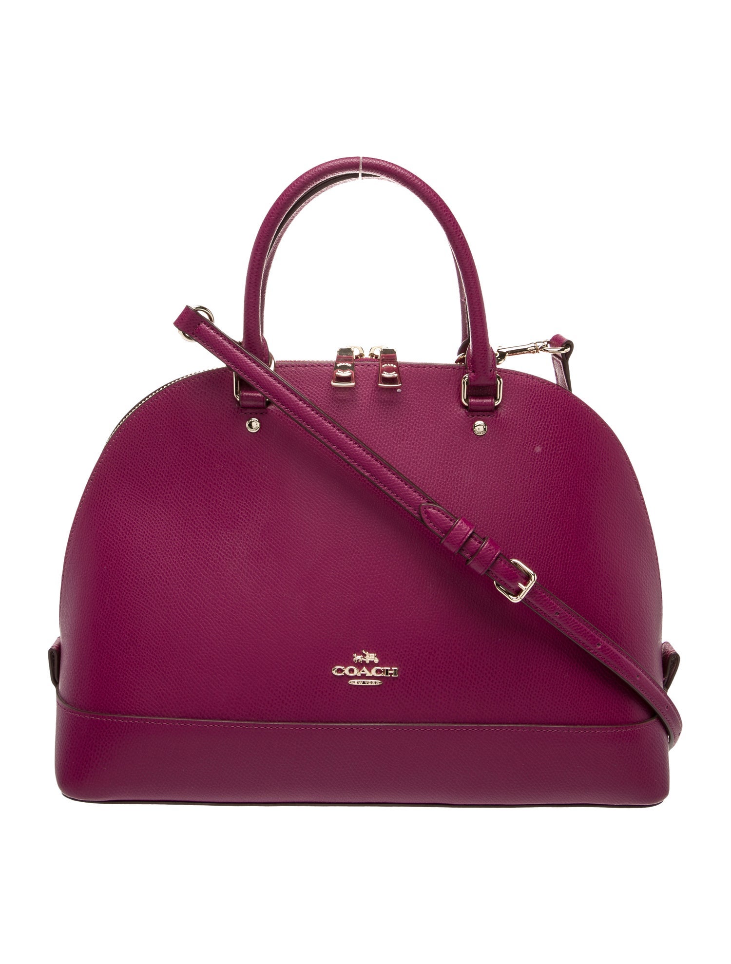 Coach Leather Top Handle Bag