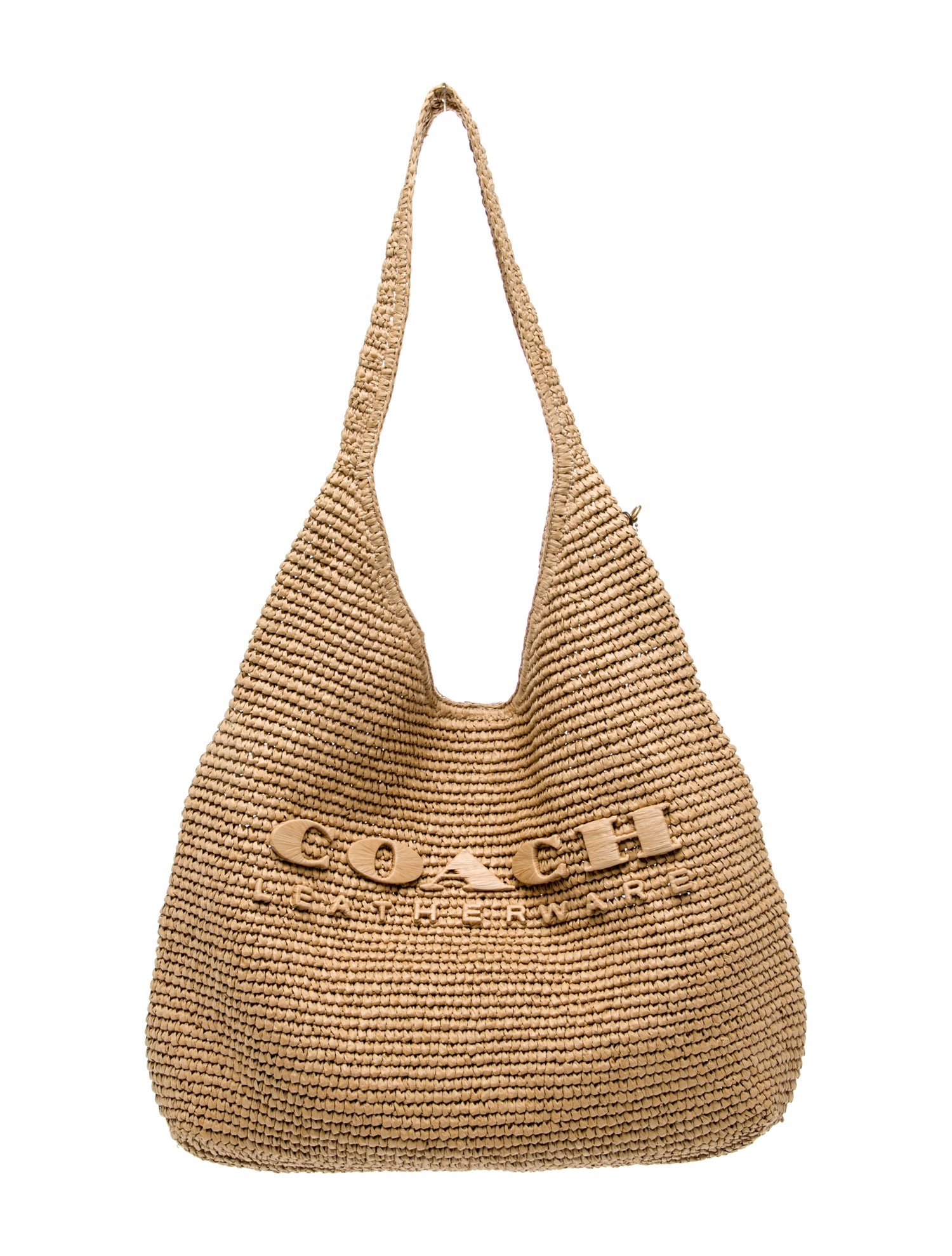 Coach Raffia Hobo