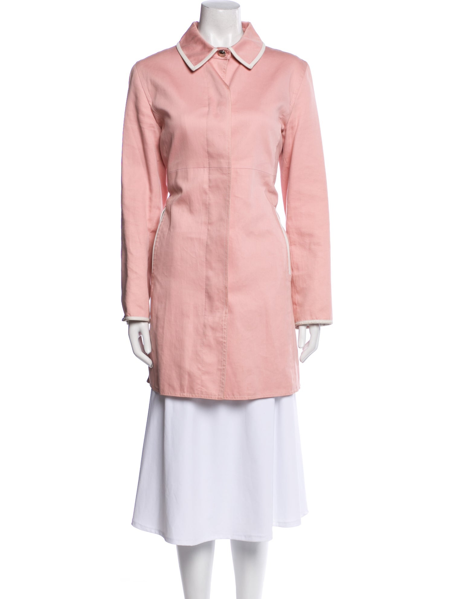 Coach Leather Trench Coat