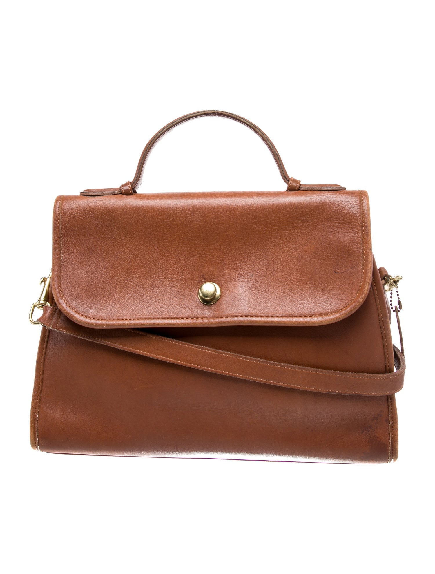 Coach Leather Top Handle Bag Vintage