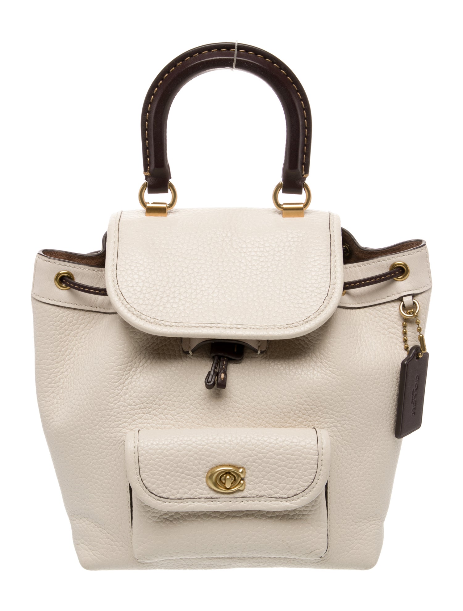 Coach Leather Backpack