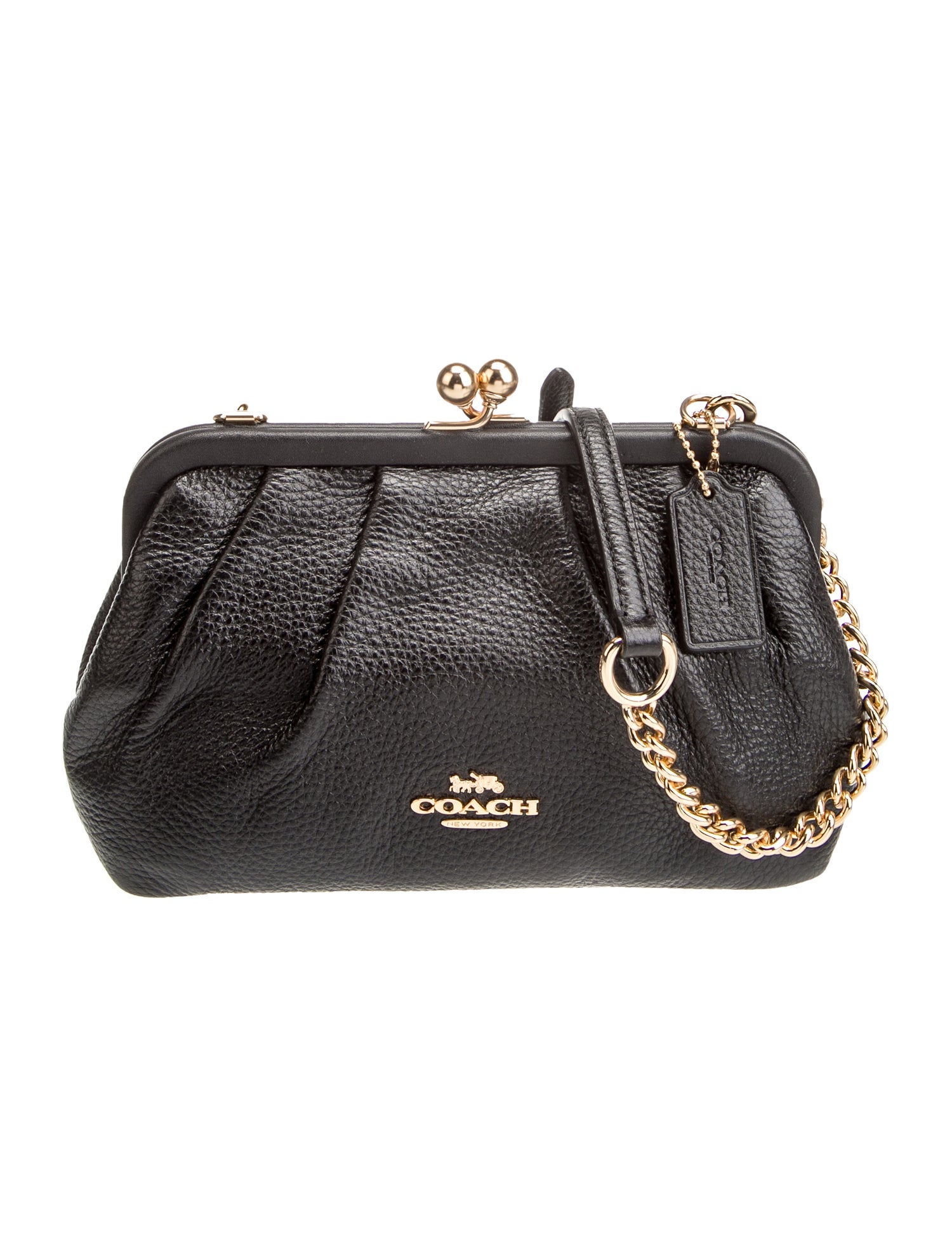 Coach Leather Evening Bag