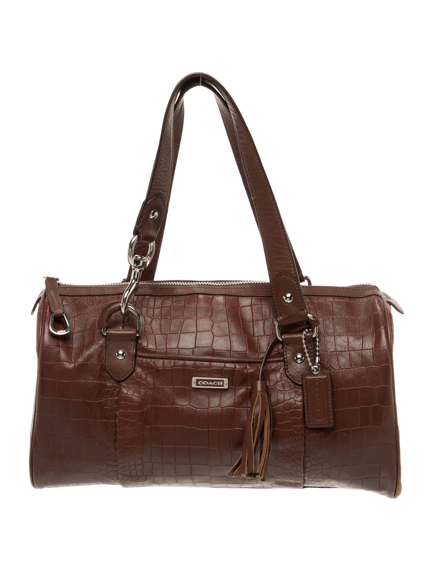 Coach Leather Top Handle Bag