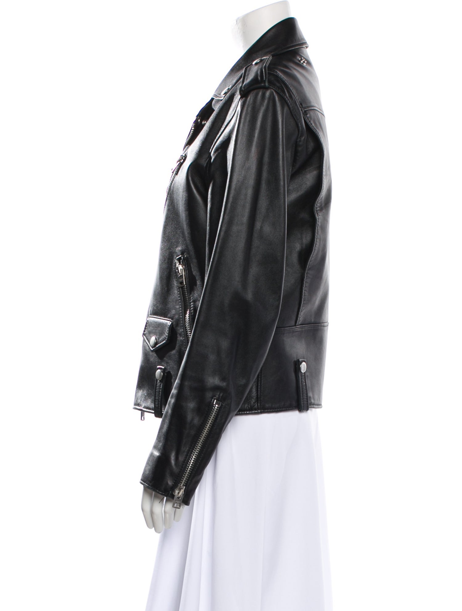 Coach Lamb Leather Biker Jacket