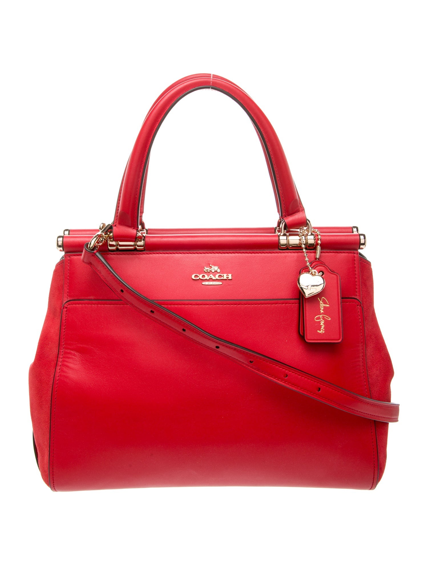 Coach Leather Top Handle Bag