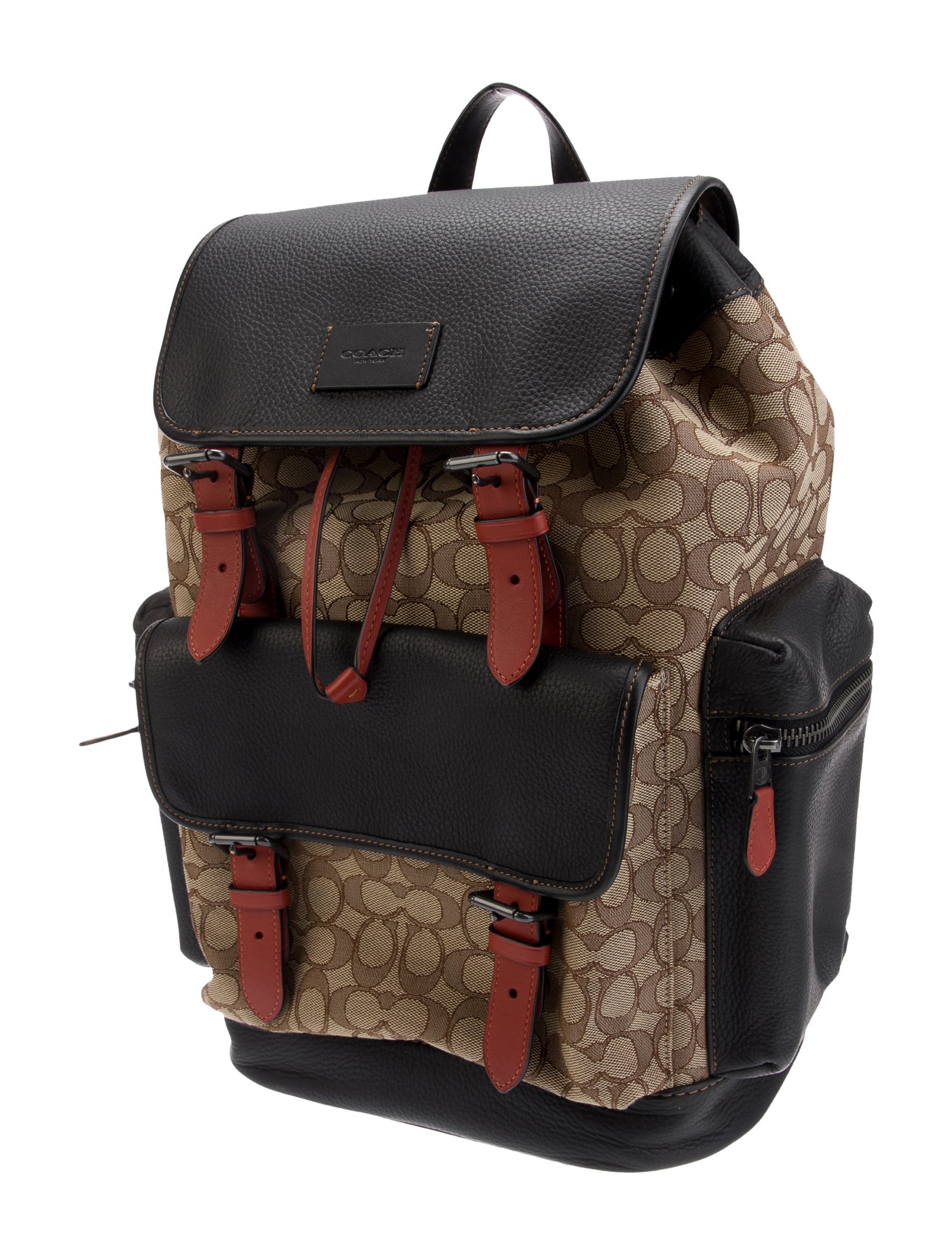 Coach Leather Backpack