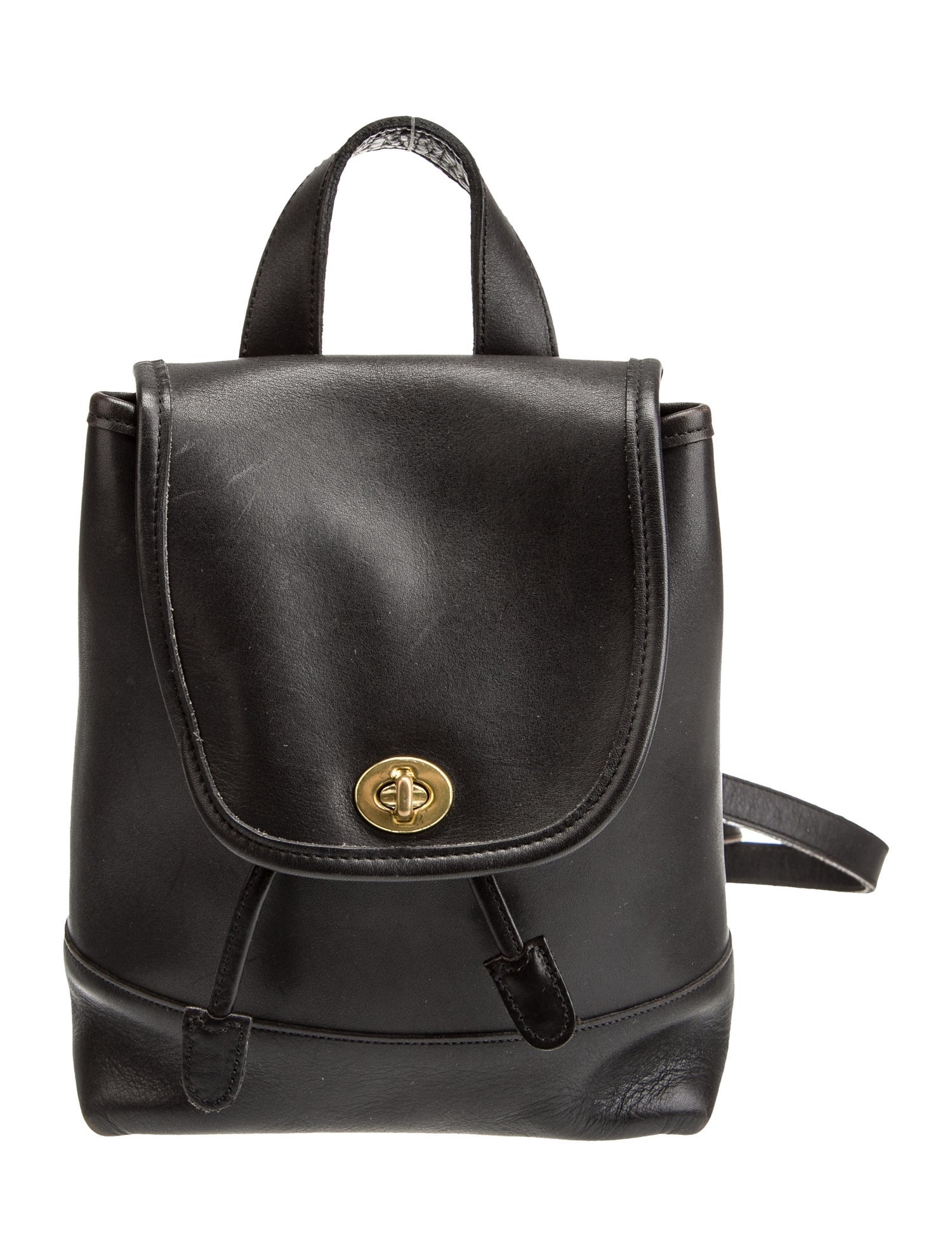 Coach Leather Backpack