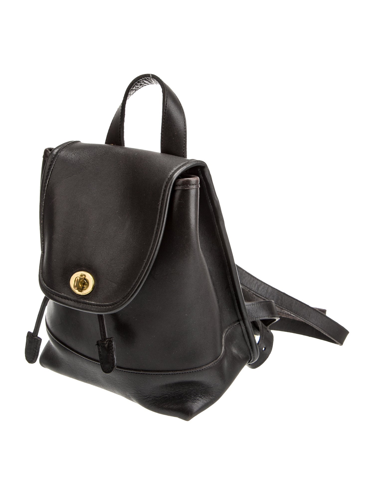 Coach Leather Backpack