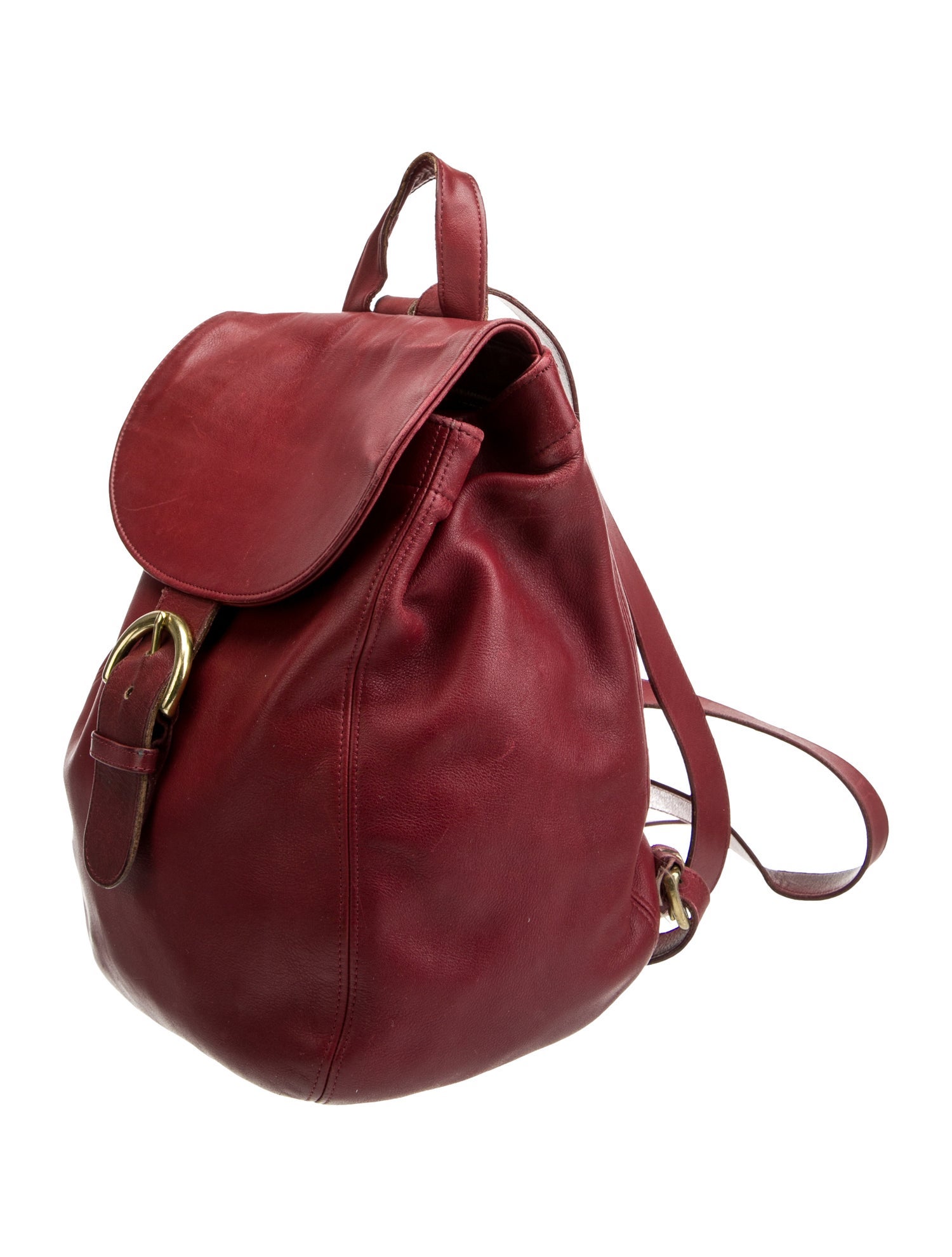 Coach Leather Backpack