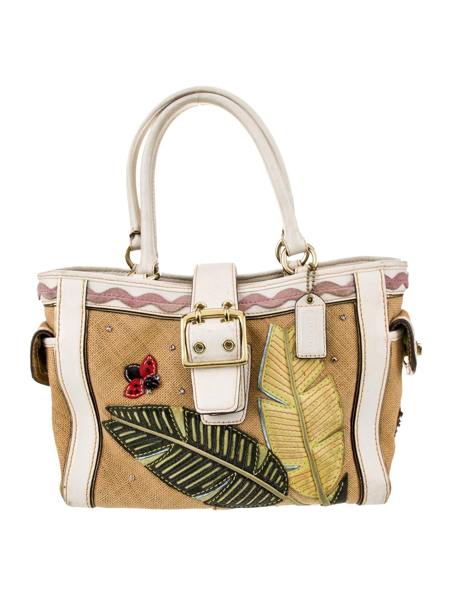 Coach Canvas Top Handle Bag