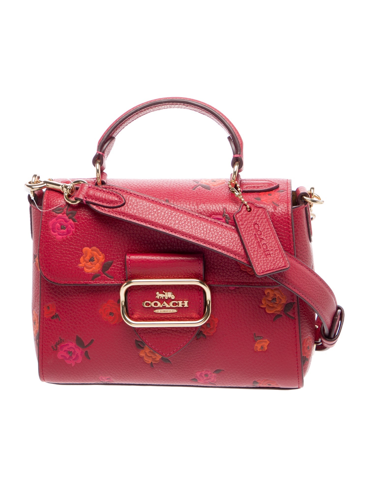 Coach Leather Top Handle Bag