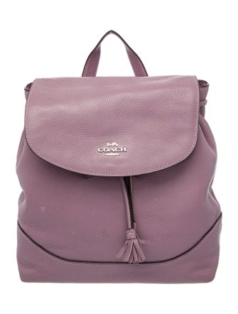 Coach Leather Backpack