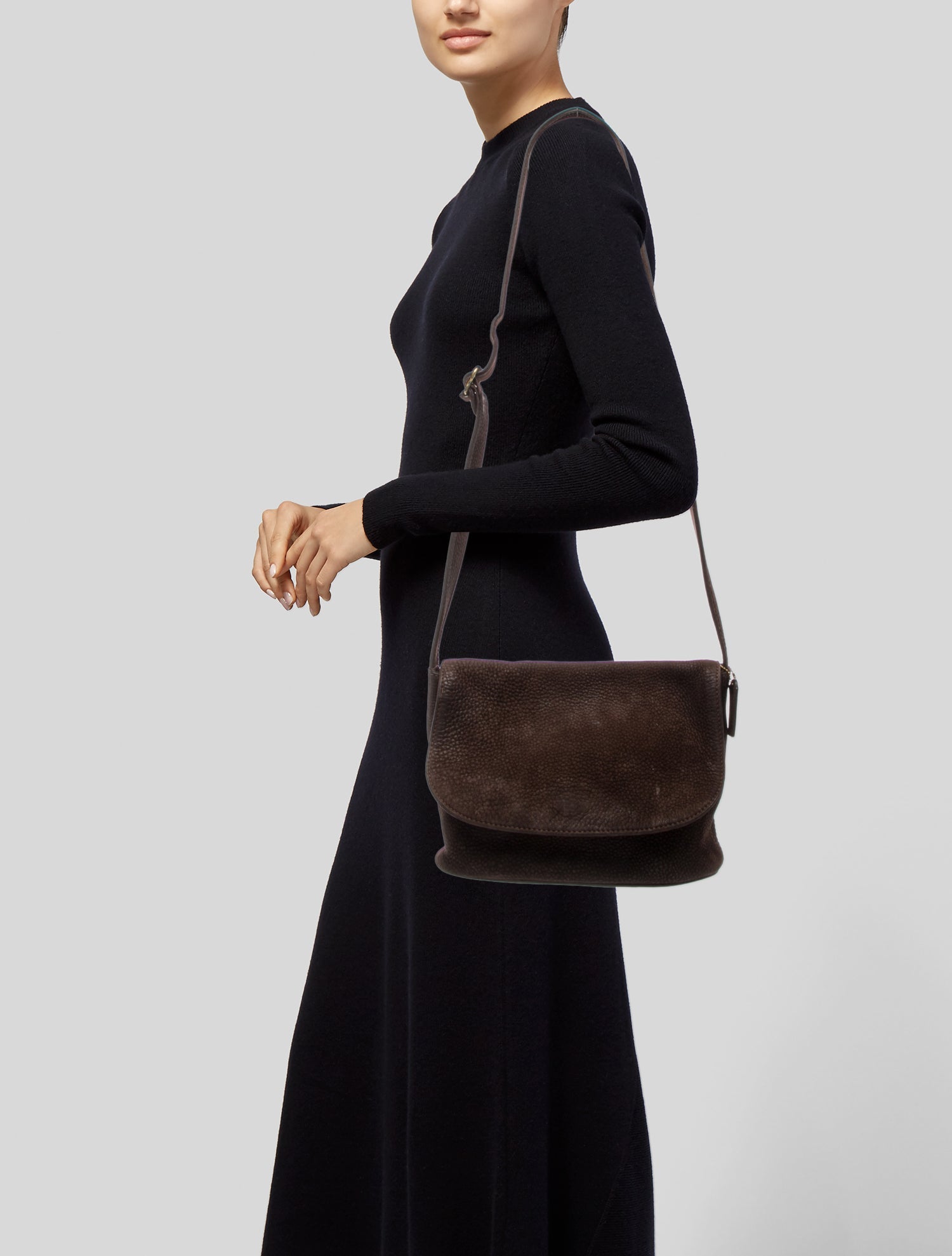 Coach Leather Top Handle Bag