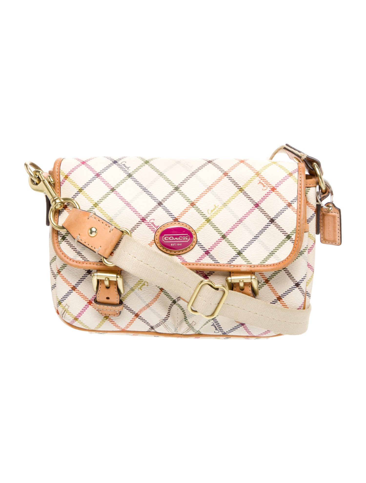 Coach Leather Messenger Bag