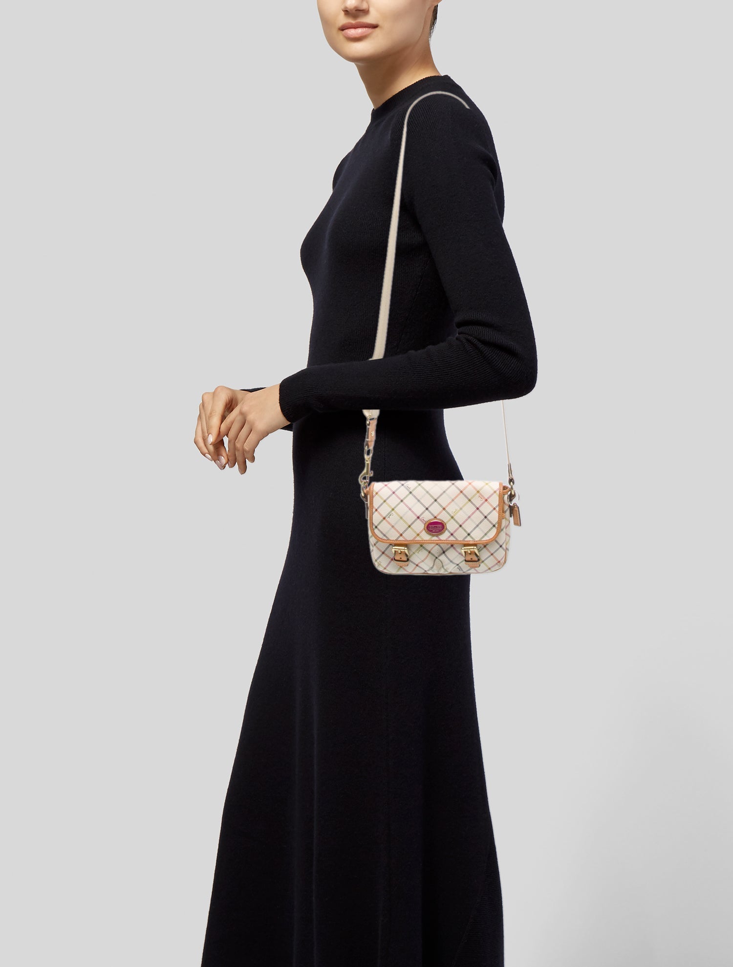 Coach Leather Messenger Bag