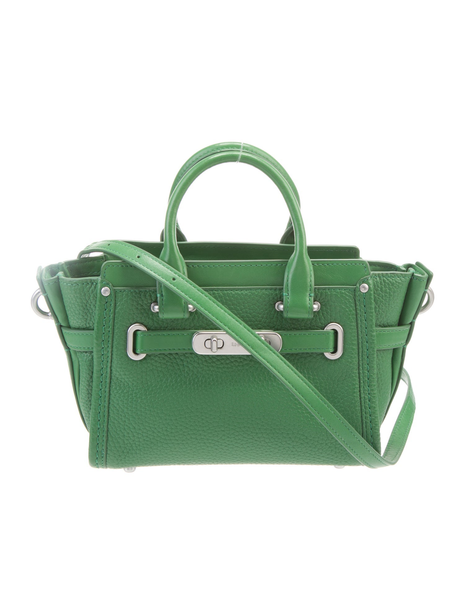 Coach Leather Top Handle Bag