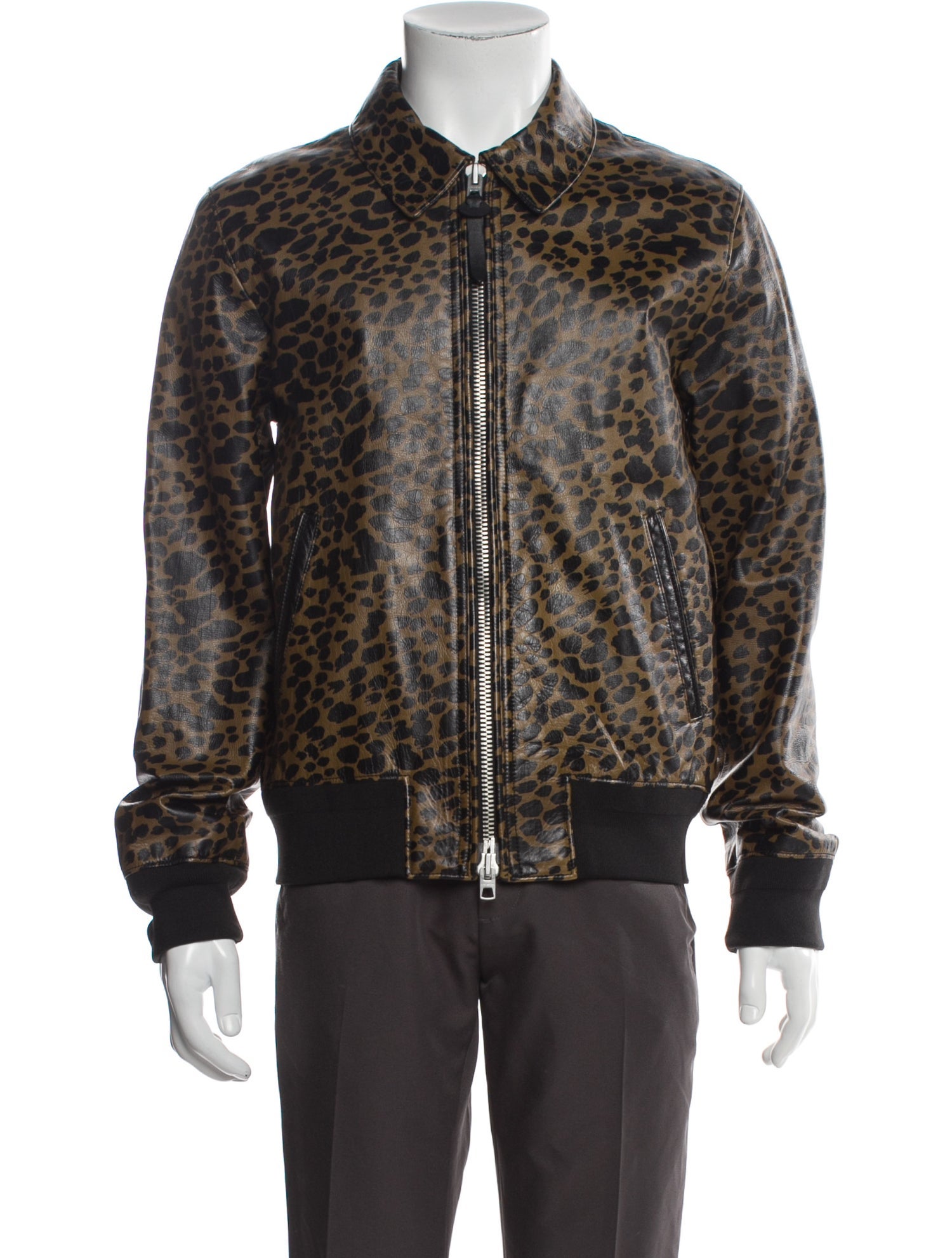 Coach Polka Dot Print Bomber Jacket