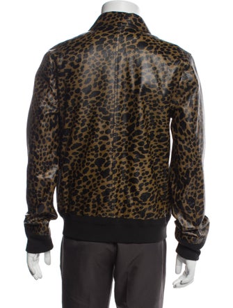 Coach Polka Dot Print Bomber Jacket