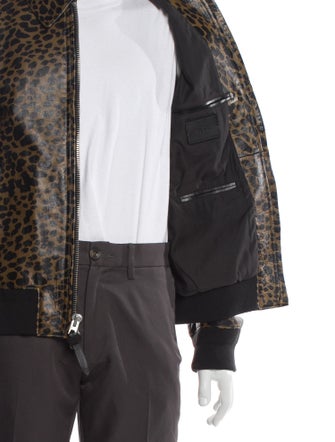 Coach Polka Dot Print Bomber Jacket