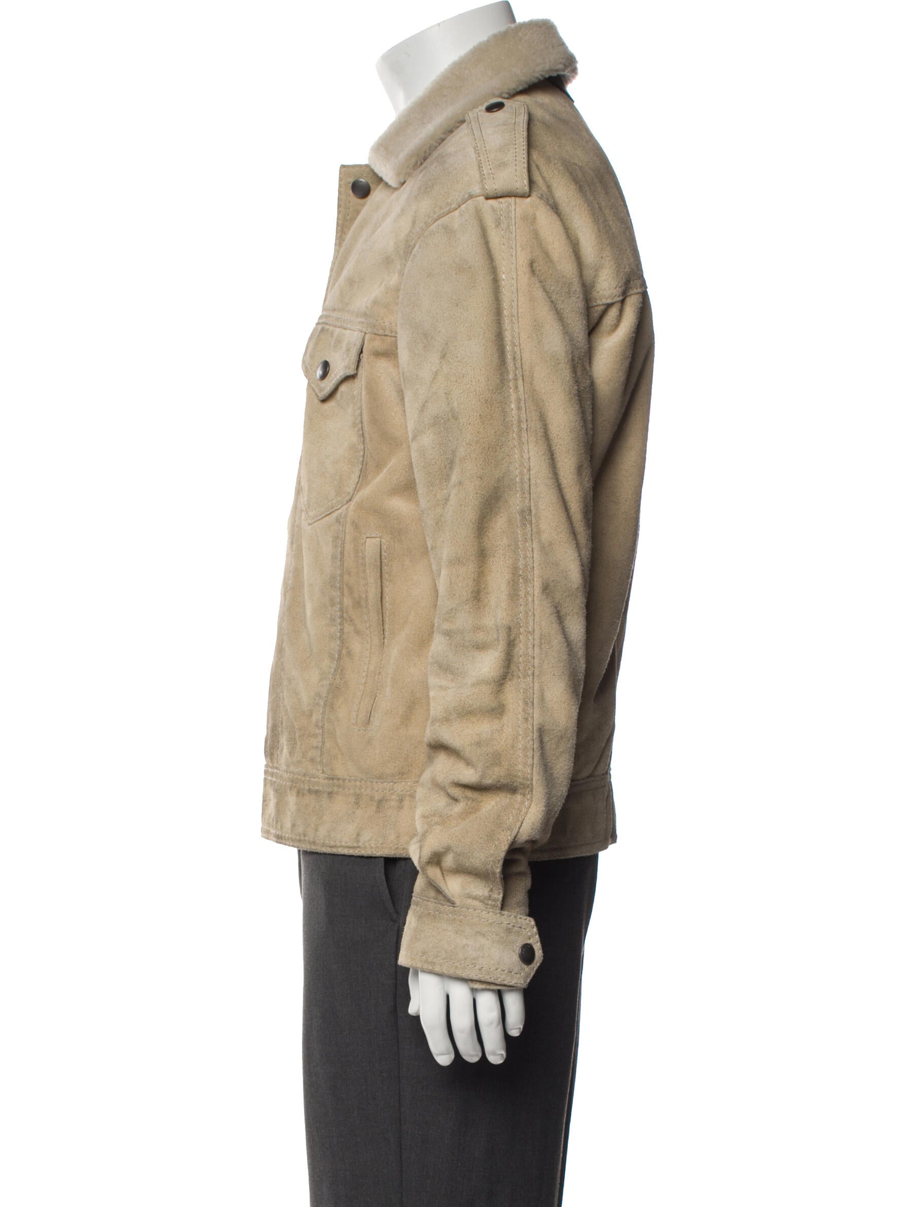 Coach Suede Trucker Jacket