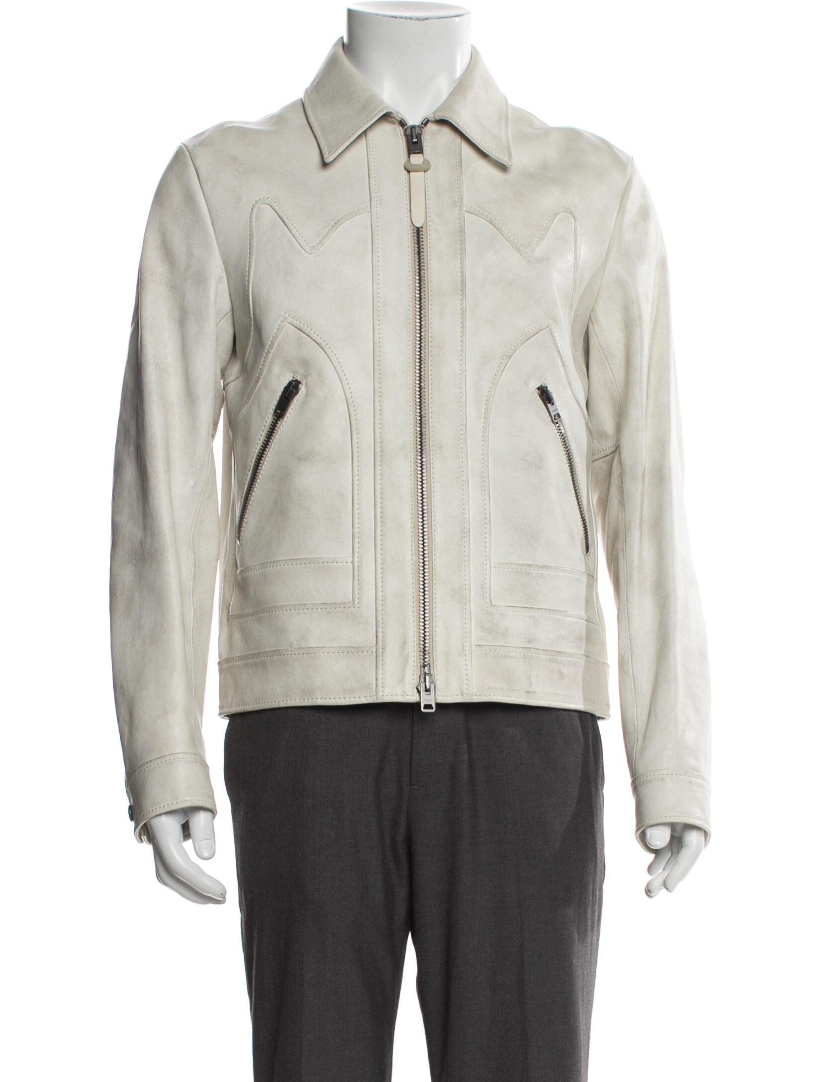 Coach Goat Leather Moto Jacket