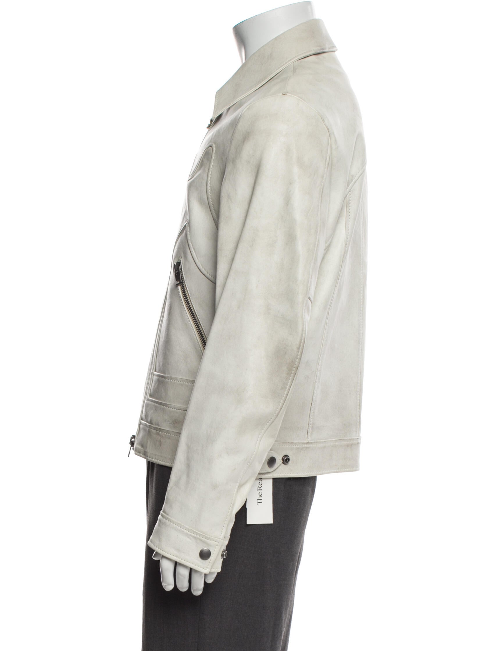 Coach Goat Leather Moto Jacket