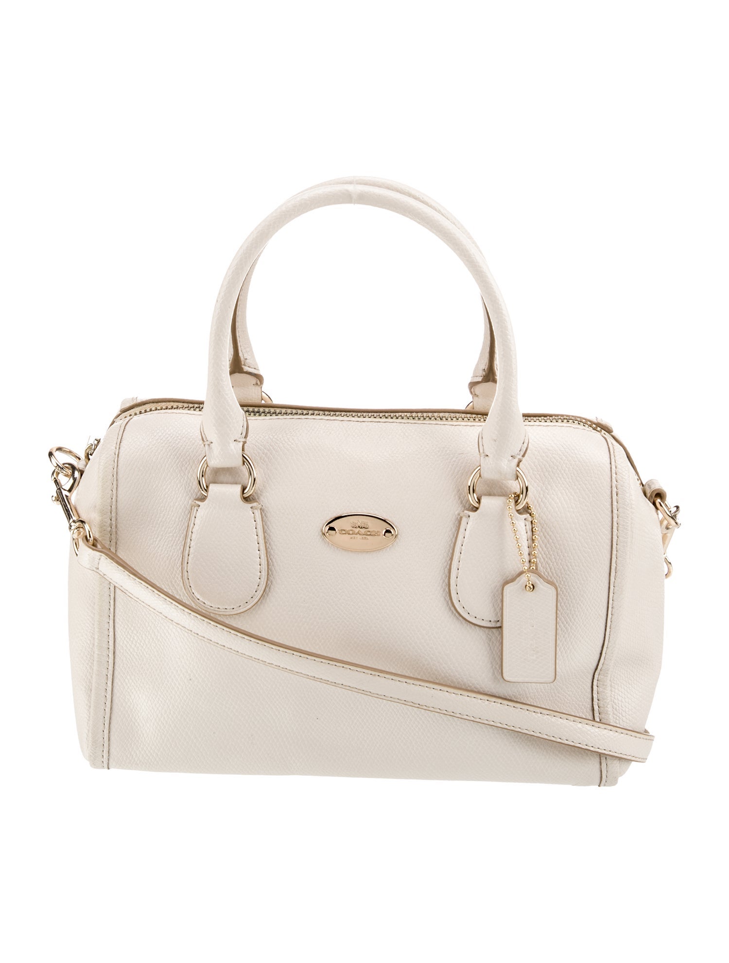 Coach Leather Top Handle Bag