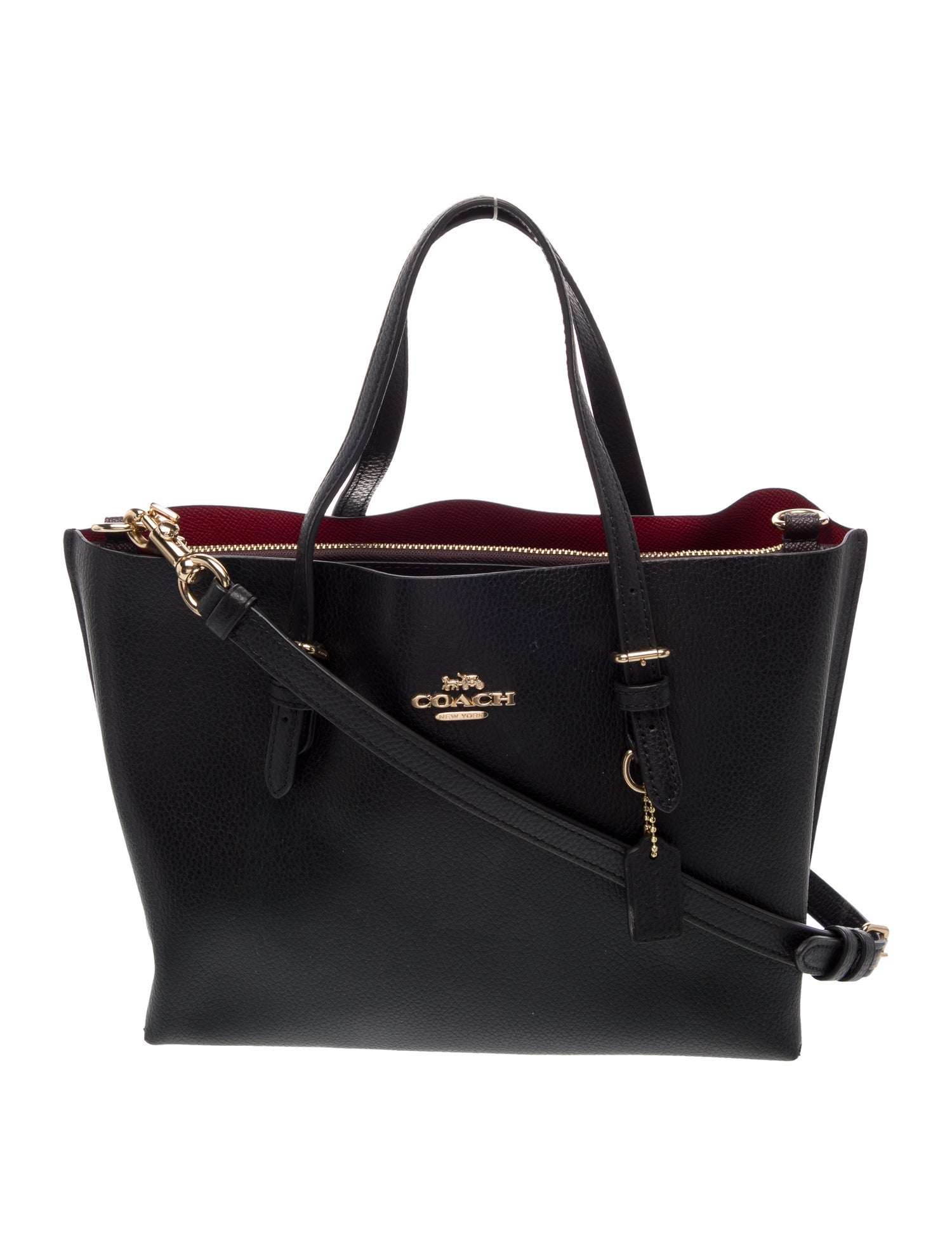 Coach Leather Top Handle Bag