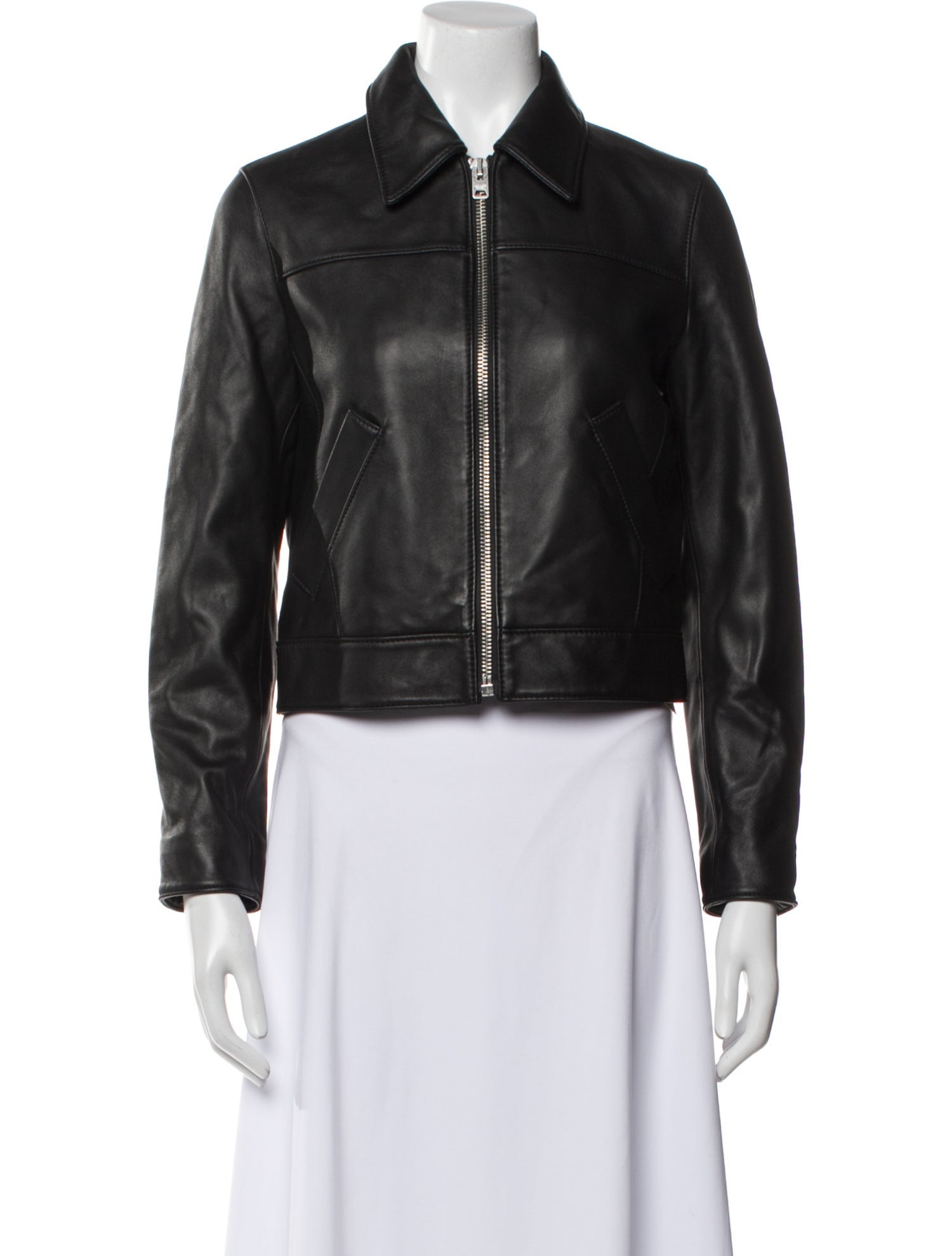 Coach Lamb Leather Biker Jacket