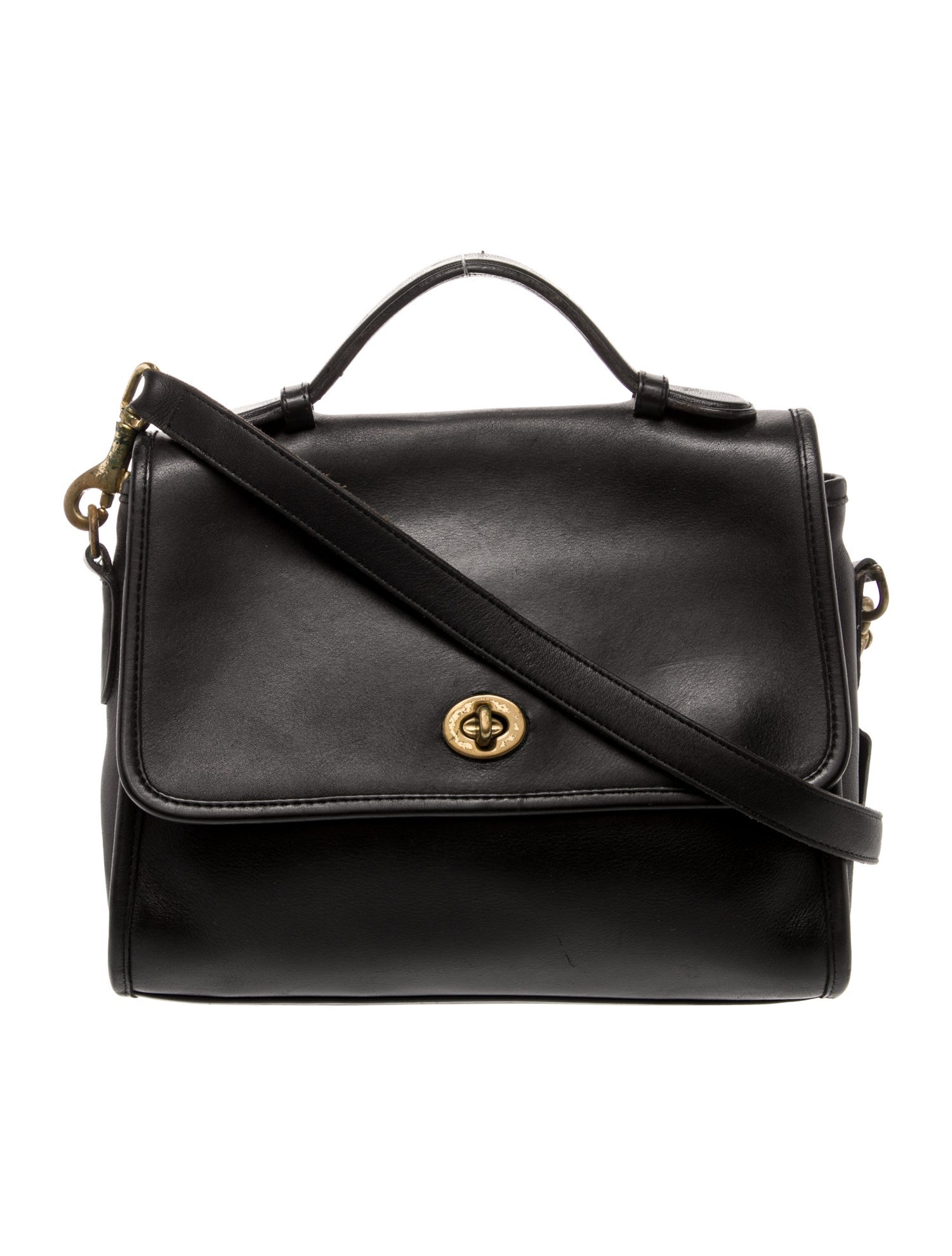 Coach Leather Messenger Bag