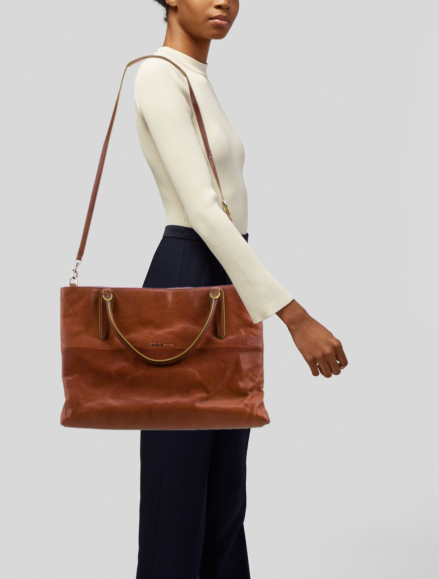 Coach Leather Shoulder Bag