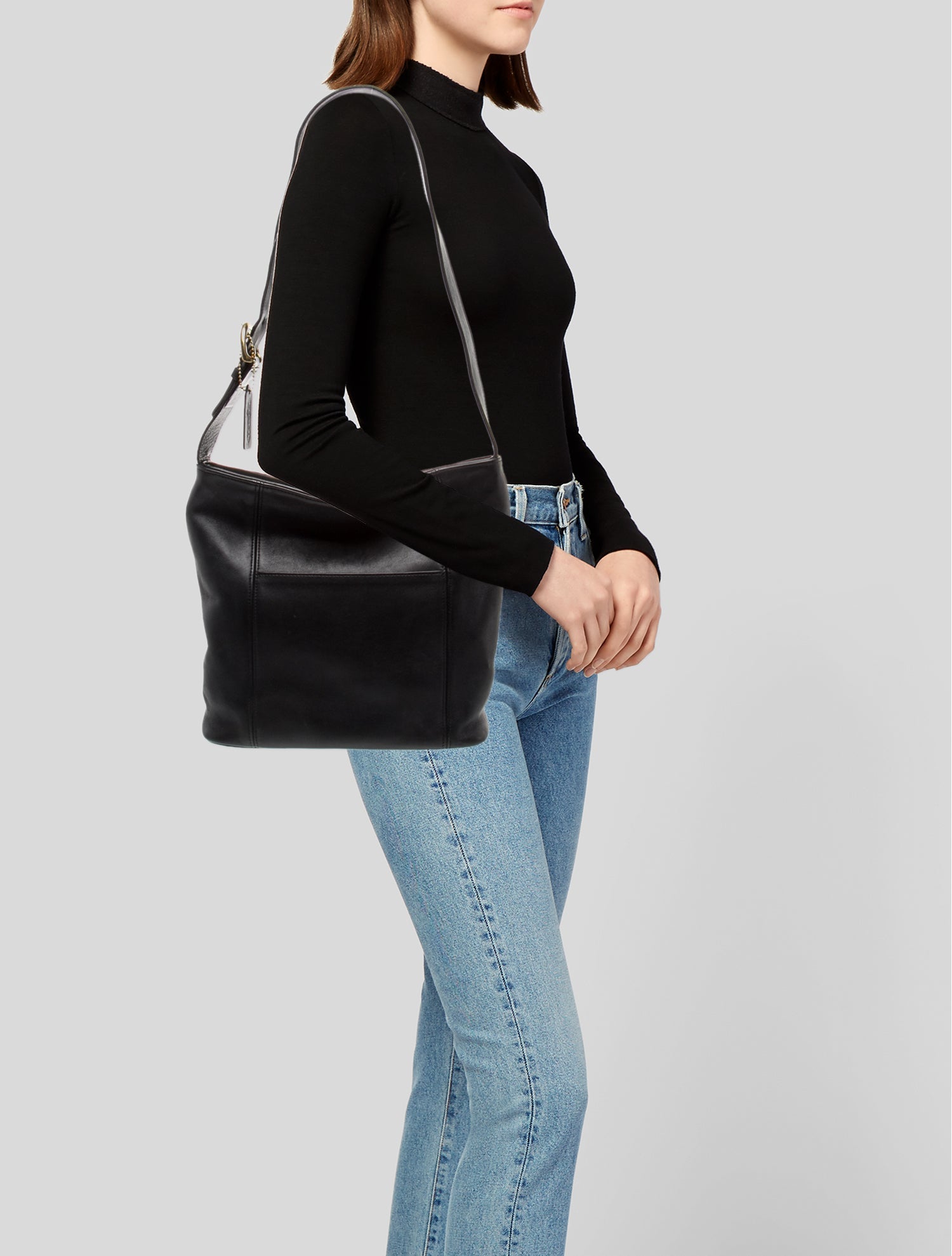 Coach Leather Messenger Bag