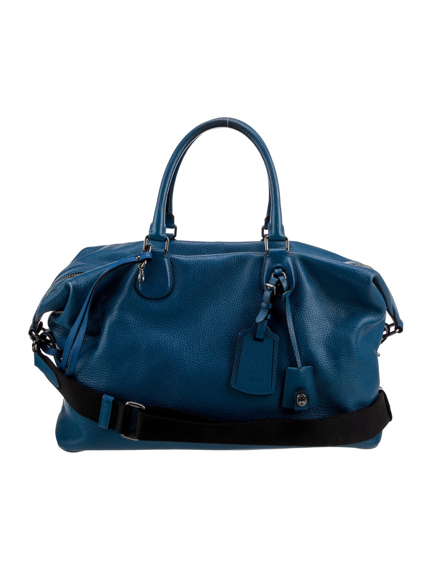 Coach Leather Weekender Bag