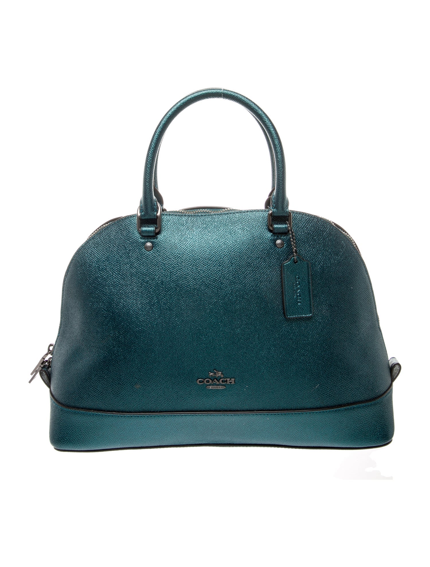 Coach Saffiano Leather Top Handle Bag